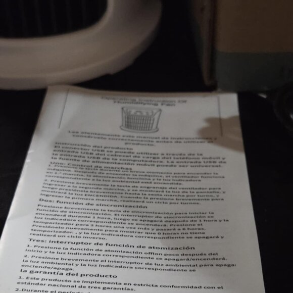 Small Tabletop Humidifier Fan - Picture 8 of 8